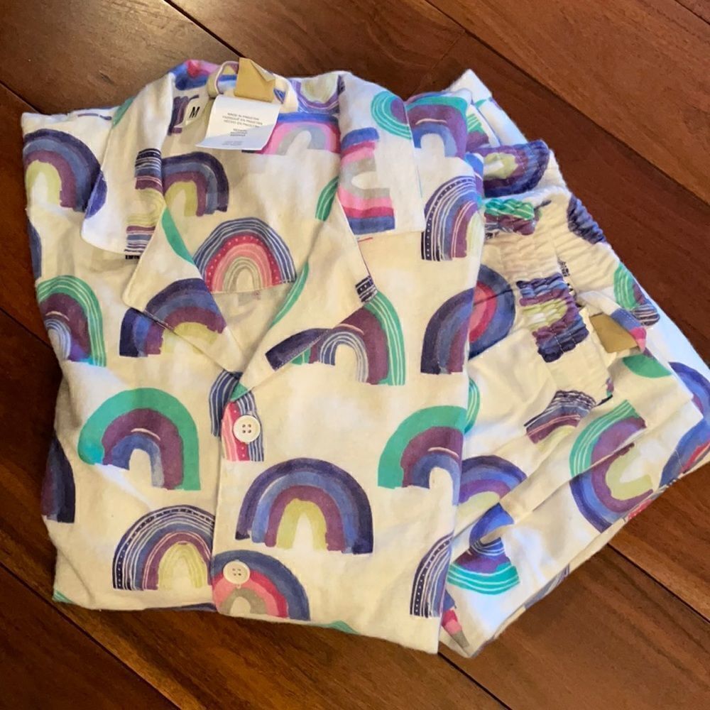 NEW. Pottery Barn Team Flannel PJ Set